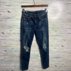 Citizens of Humanity Rocket Ankle Skinny Jeans 26 distressed high rise